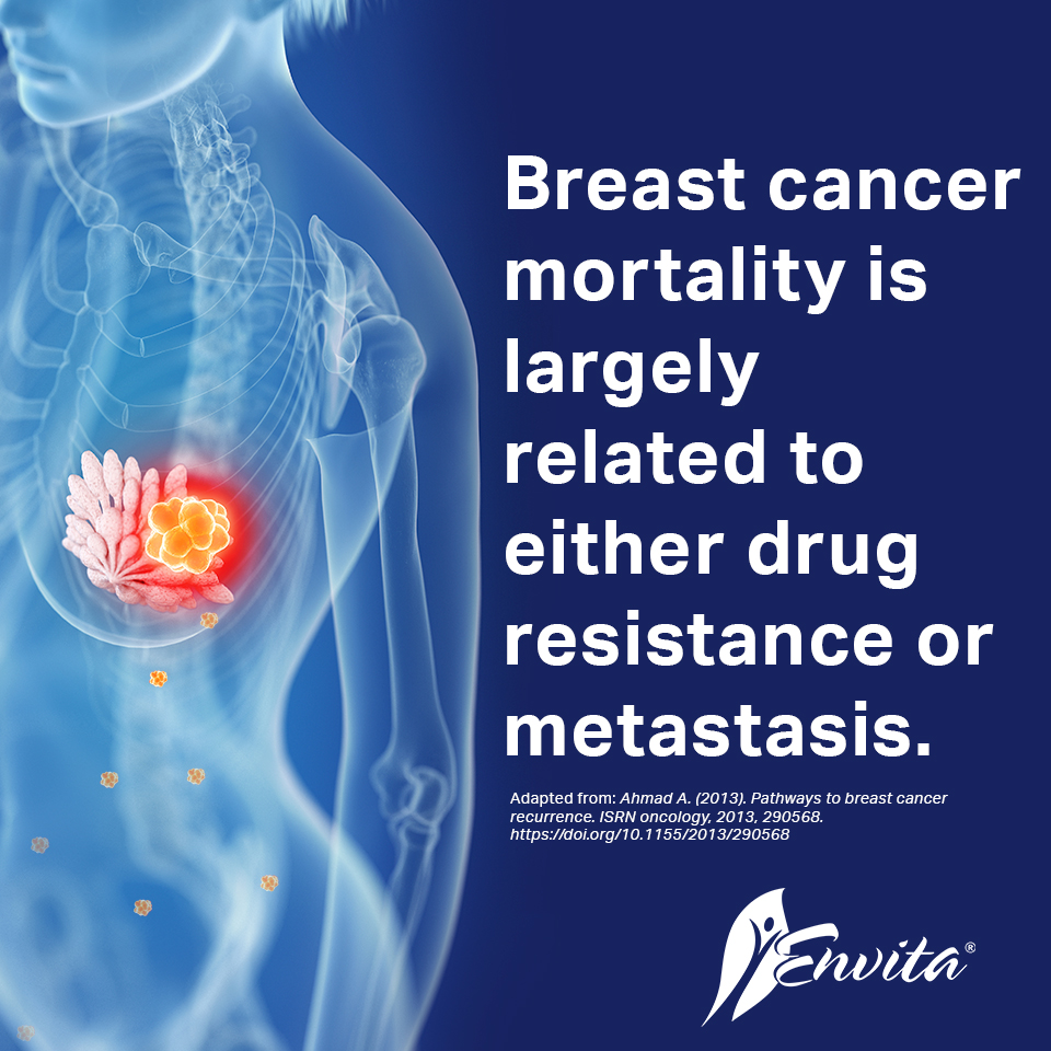 Breast cancer mortality graphic