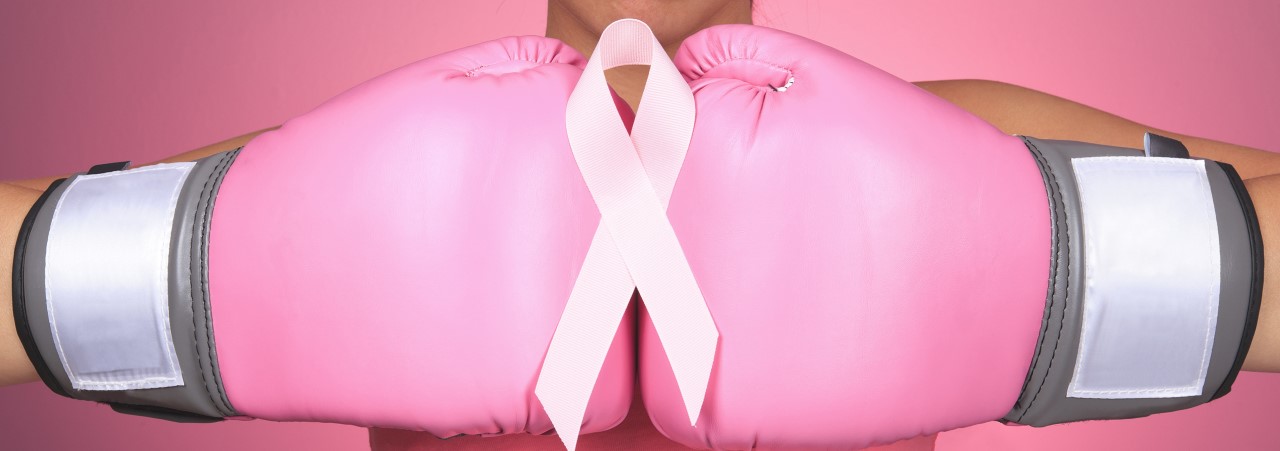 Pink gloves